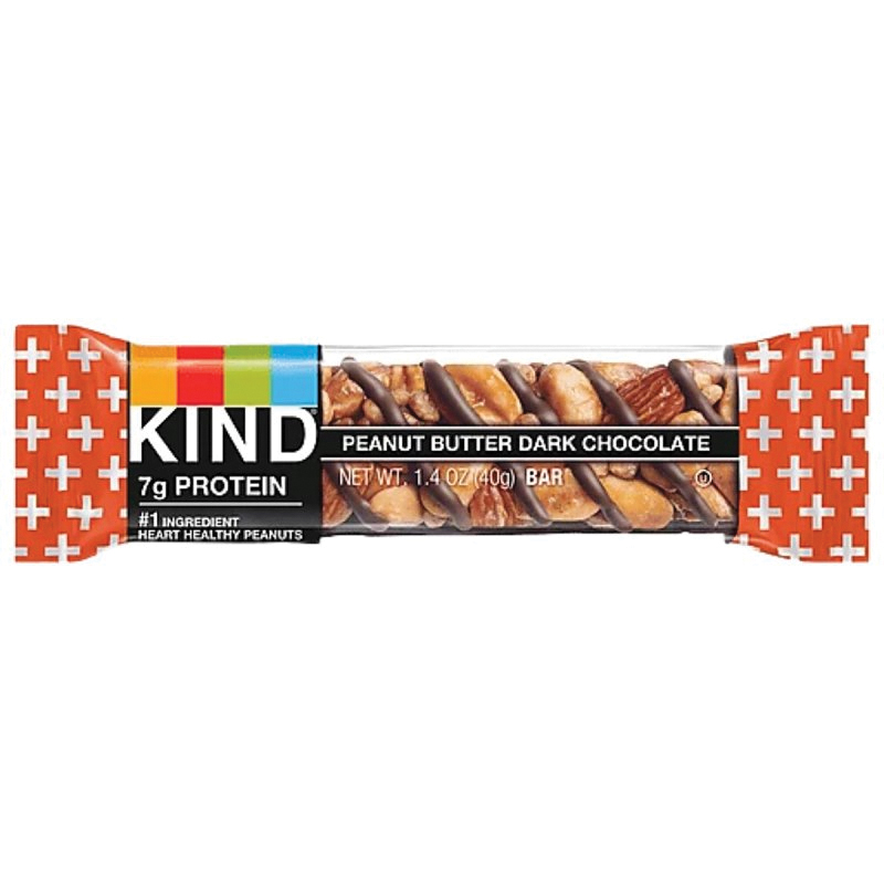 Kind 113214 Nutrition Bar, Dark Chocolate, Peanut Butter, 1.4 oz - 1