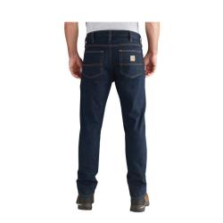 Carhartt 102807-491-40X32 Jeans, 40 in W, 32 in L, Erie, Relaxed, Tapered Fit, Stretchable - 2