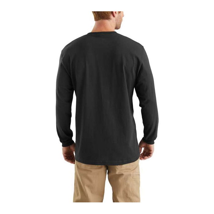 Carhartt K231-HGYREGXLA T-Shirt, XL, Chest Size: 46 to 48 in, Cotton/Polyester, Heather Gray, Regular, Cotton/Polyester - 2