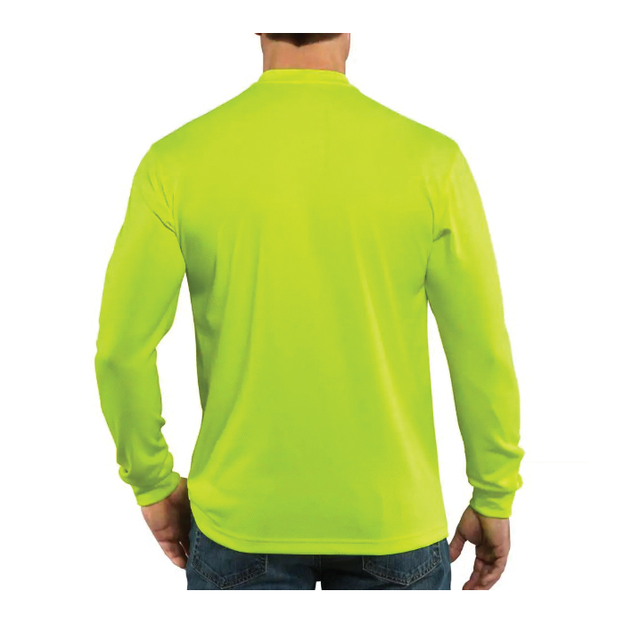 Carhartt 100494-323REG2XLA T-Shirt, 2XL, Fits to Chest Size: 50 to 52 in, Brite Lime, Regular, Polyester - 2