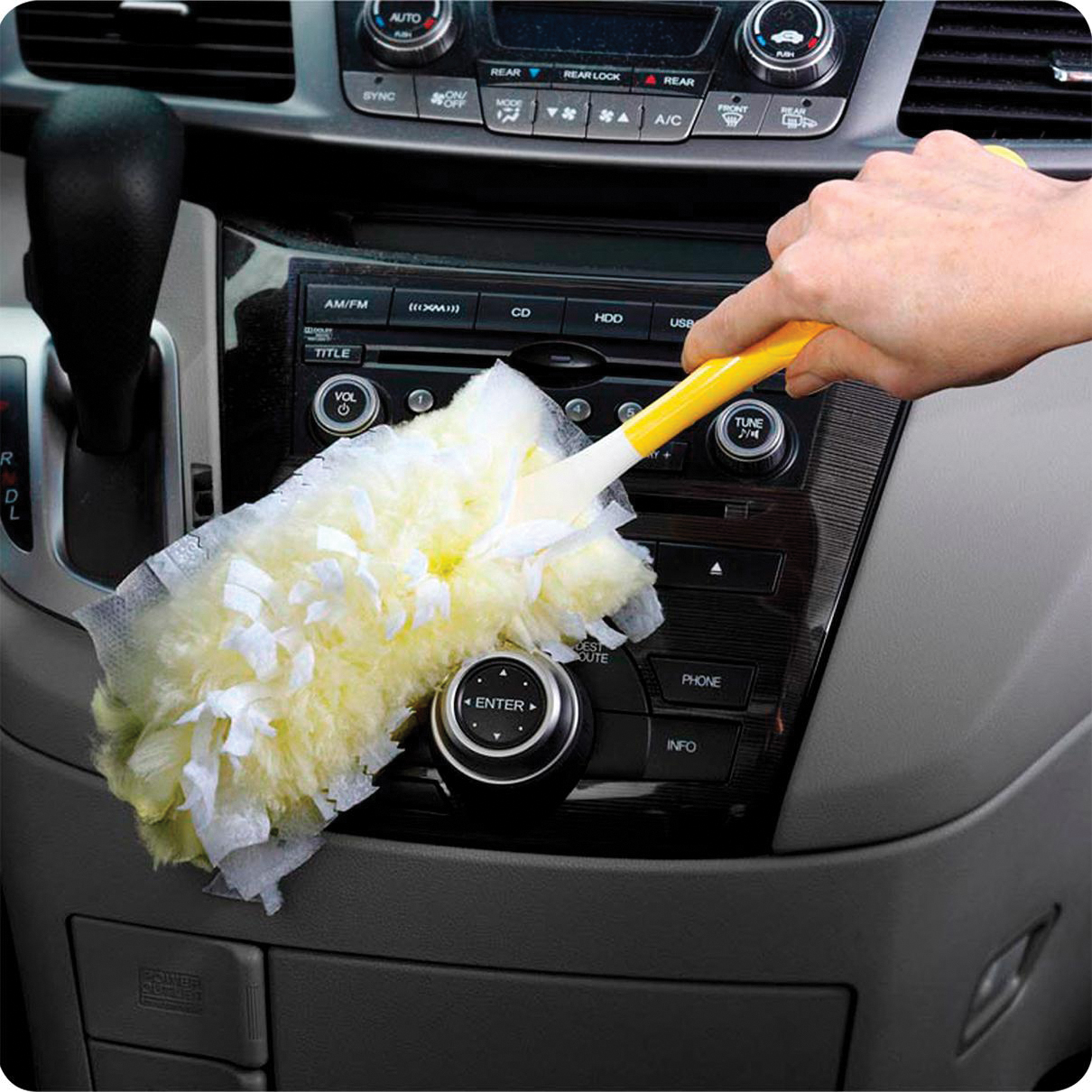 Swiffer 21620 Duster Refill, 5 in Head, Microfiber Head, Yellow - 3