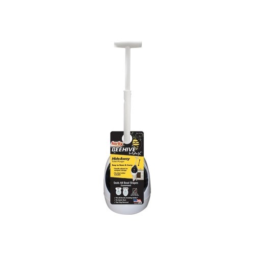 Korky BEEHIVE Max 97-4A Hideaway Toilet Plunger with Holder, 6 in Cup, T-Handle Handle - 2