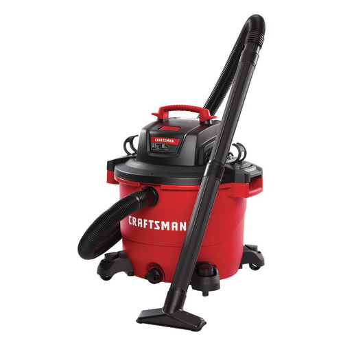 Craftsman CMXEVBE17595 Wet and Dry Vacuum, 16 gal, 190.8 cfm Air, Cartridge, 6.5 hp, 120 V, Red - 2