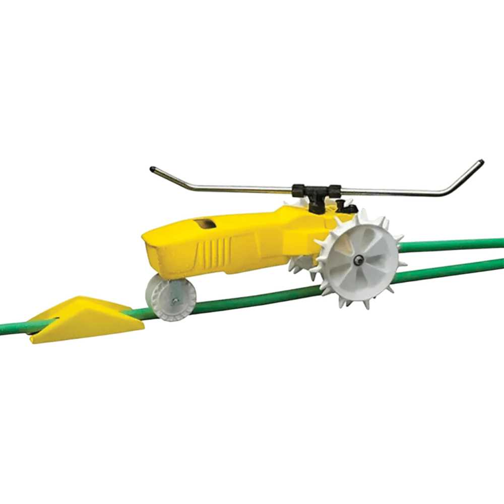 Nelson 818653-1001 Traveling Sprinkler, 3/4 in Connection, GHT, 13,500 sq-ft, Adjustable, Cast Iron - 1