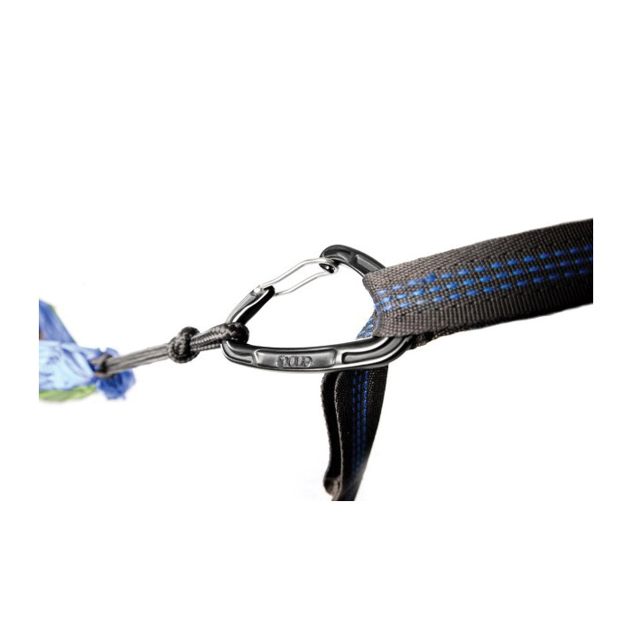 ENO DH006 Hammock, 9 ft L, 6 ft 6 in W, 400 lb, Nylon, Gray/Orange - 2