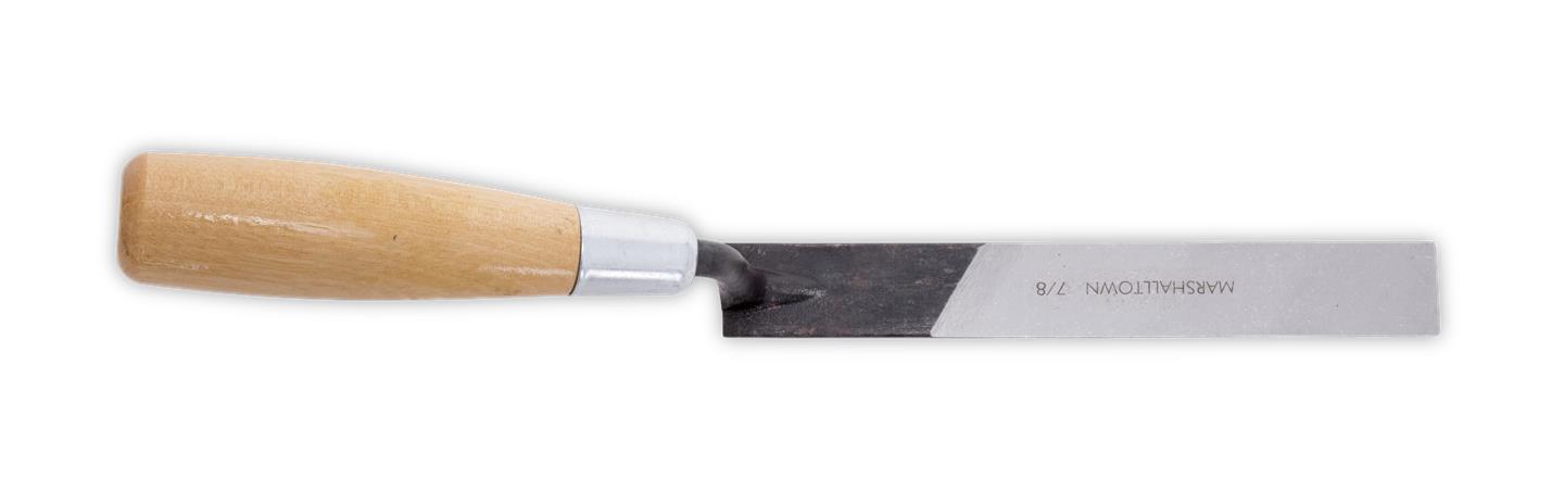 Marshalltown 929 Tuck Pointer, 1/4 in W, 6 in L, Metal, Soft-Grip Handle, Wood Handle - 3