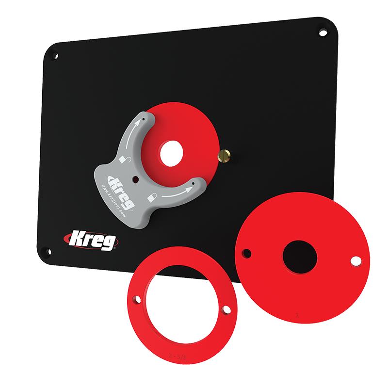 Kreg PRS4038 Router Table Insert Plate, 9-1/4 in L, 11-3/4 in W, 3 in H