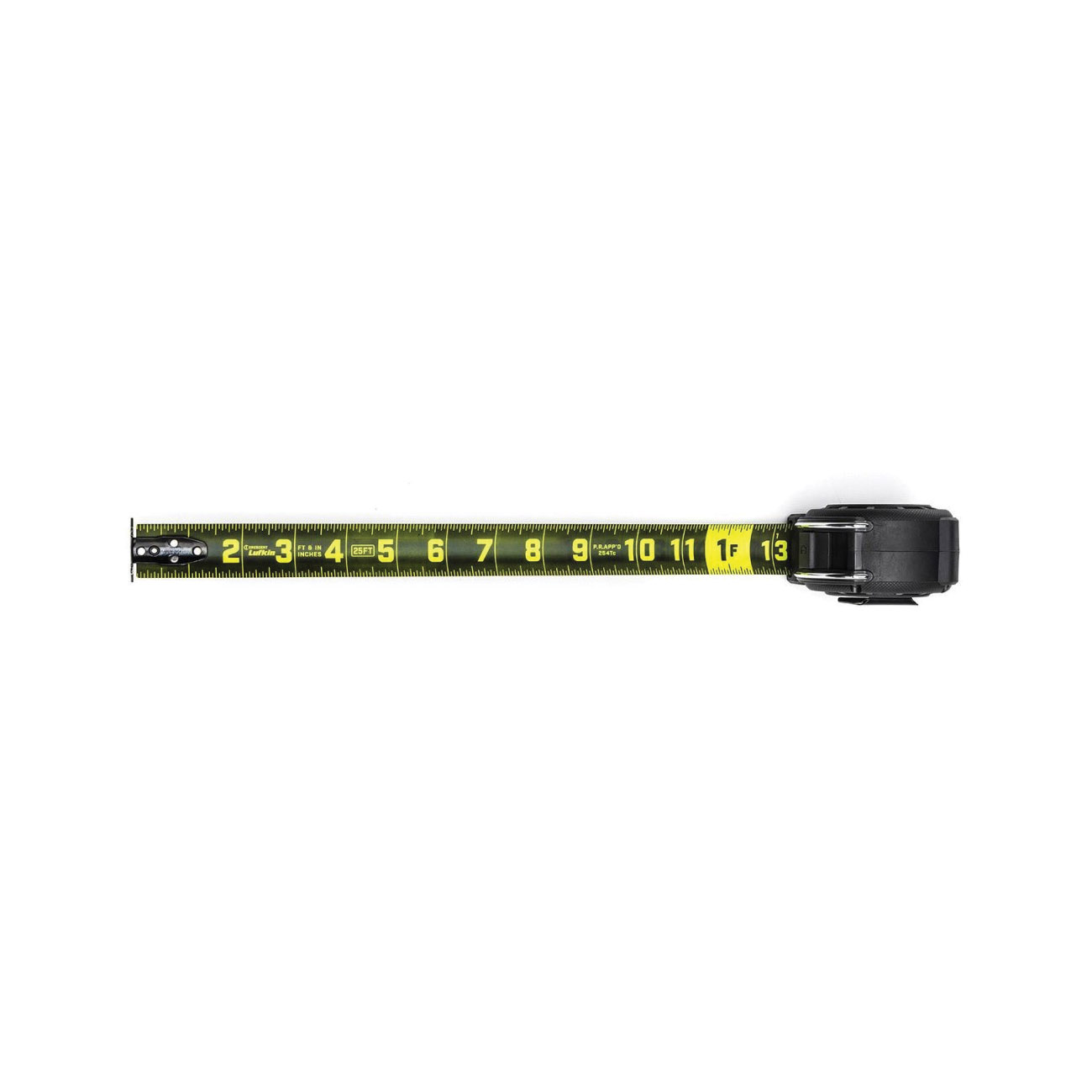 Crescent Lufkin Shockforce Nite Eye Series L1116B Tape Measure, 16 ft L Blade, 1-3/16 in W Blade, Steel Blade - 3