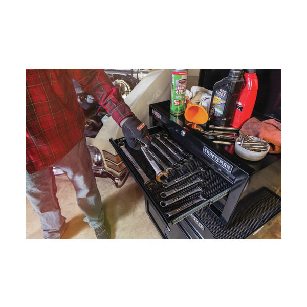 Craftsman 1000 Series CMST22653BK Tool Chest, 10,227 cu-in, 26-1/2 in OAW, 44-1/4 in OAH, 14 in OAD, Steel, Black - 4