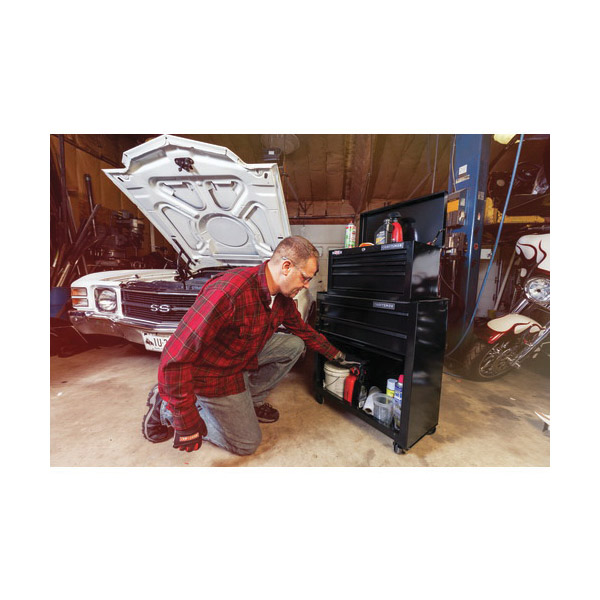 Craftsman 1000 Series CMST22653BK Tool Chest, 10,227 cu-in, 26-1/2 in OAW, 44-1/4 in OAH, 14 in OAD, Steel, Black - 5