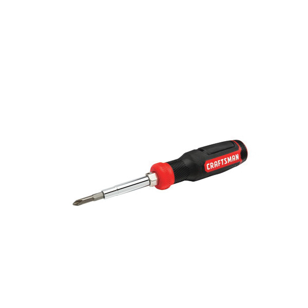 Craftsman CMHT68000 Screwdriver Set, 6-Piece, Polypropylene/Steel, Chrome, Black/Red - 2