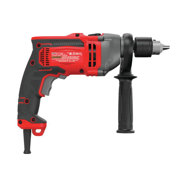 Craftsman CMED741 Hammer Drill, 7 A, 1/2 in Chuck, Keyed Chuck, Includes: (1) Chuck Key and Key Holder, (1) Side Handle - 4