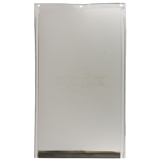 PetSafe PPA00-10958 Pet Door, 1/16 to 2 in Door, 5-1/8 x 8-1/4 in Flap Opening, Plastic, White - 3