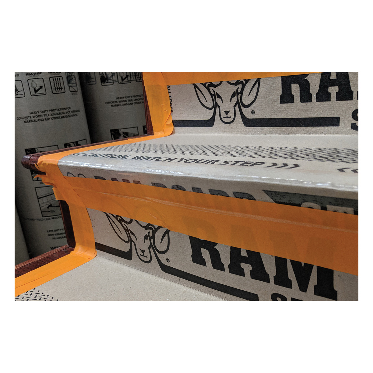 Ram Board Stair Armor RBSA36 Rosin Paper, 19 in L, 34 in W, Brown - 3