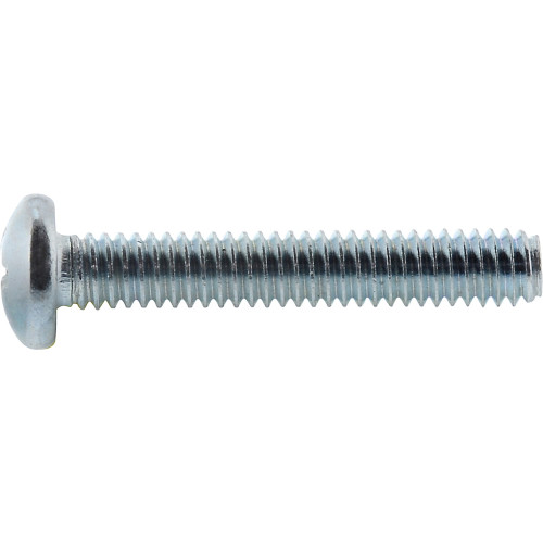 Hillman 92234 Machine Screw, #12-24 Thread, Pan Head, Phillips Drive, Steel, Zinc - 2