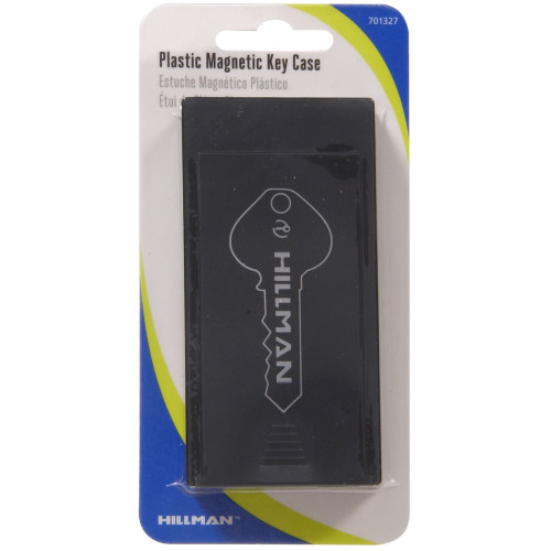 Hillman 701327 Large Key Case, Magnetic Lock, Plastic, Black - 2