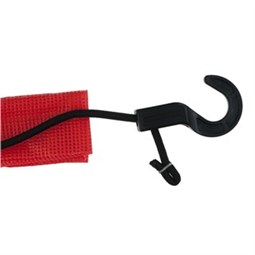 Keeper 04905 Bungee Safety Flag, Orange, 18 in W Flag, 18 in H Flag - 3