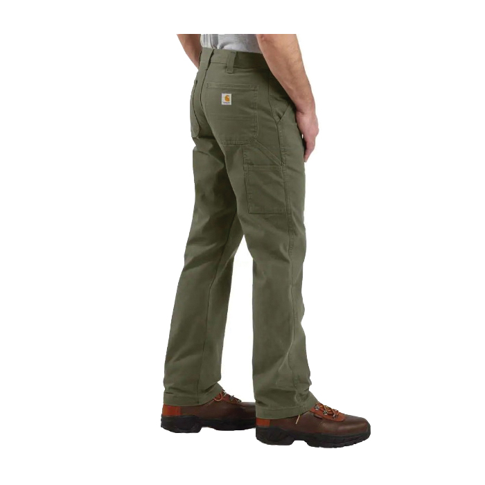 Carhartt B324-DKH30 38A Dungaree Pants, 38 in, 30 in Inseam, Dark Khaki, Relaxed Fit - 3