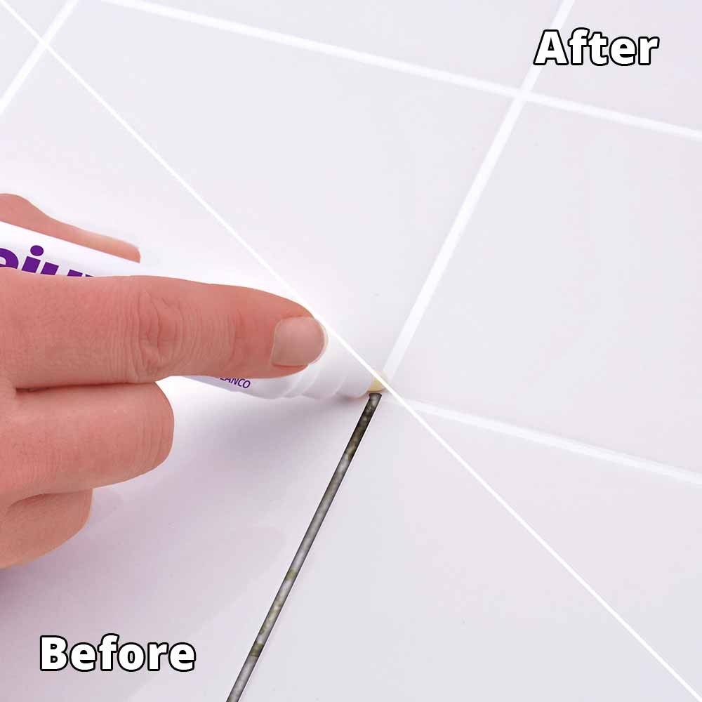 Rejuvenate RJ2GMW Grout Renewer Pen, White - 2