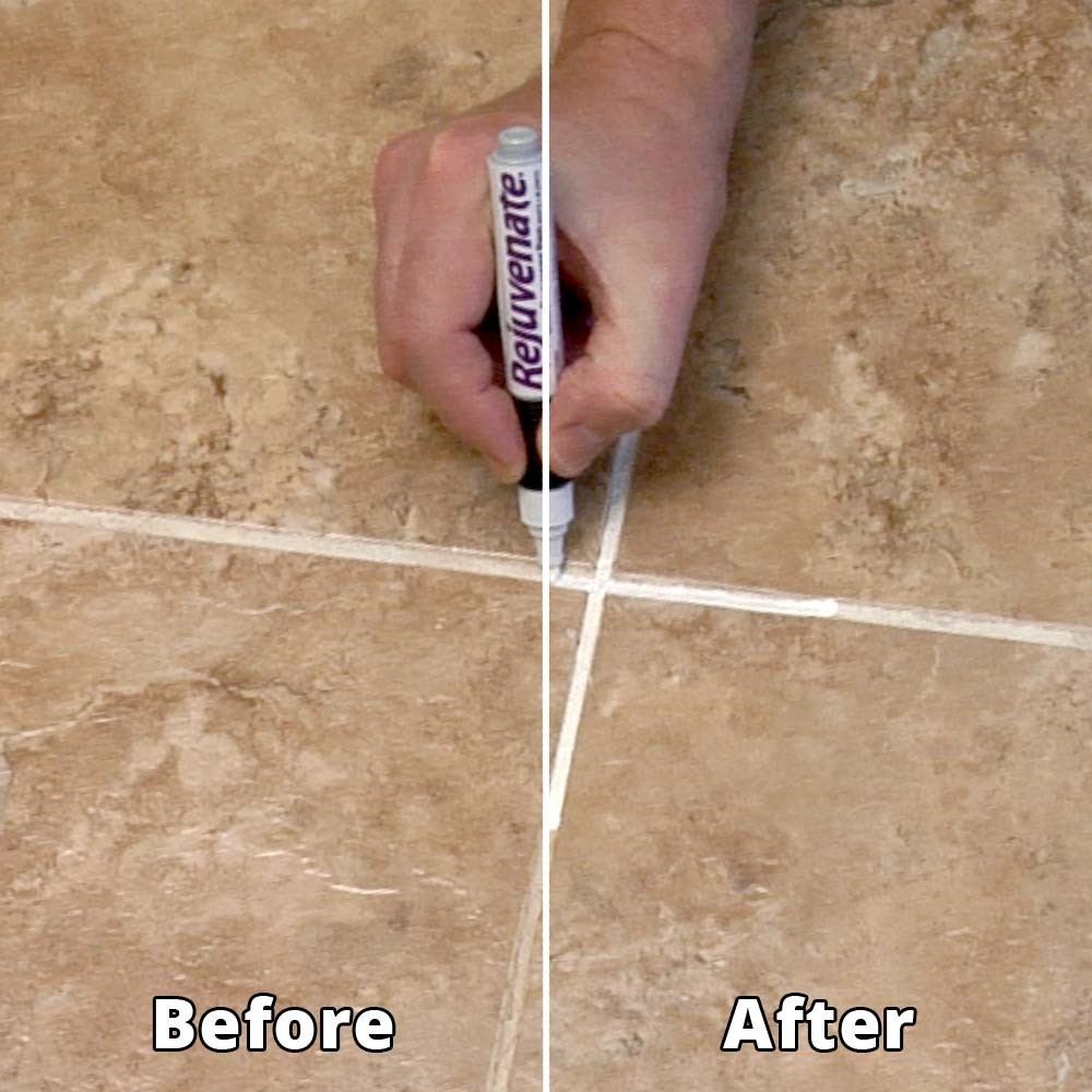 Rejuvenate RJ2GMW Grout Renewer Pen, White - 3