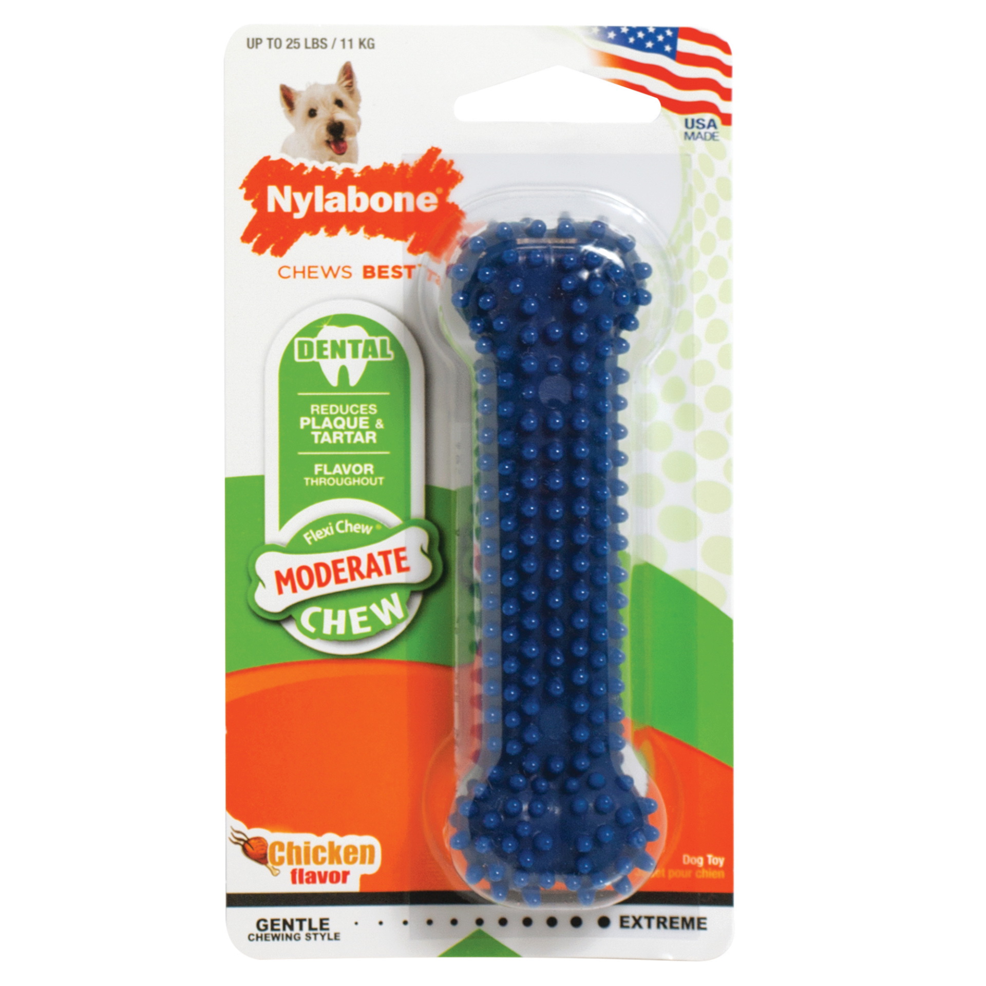 Nylabone NX934P Chew, Chicken Flavor, R Breed - 2