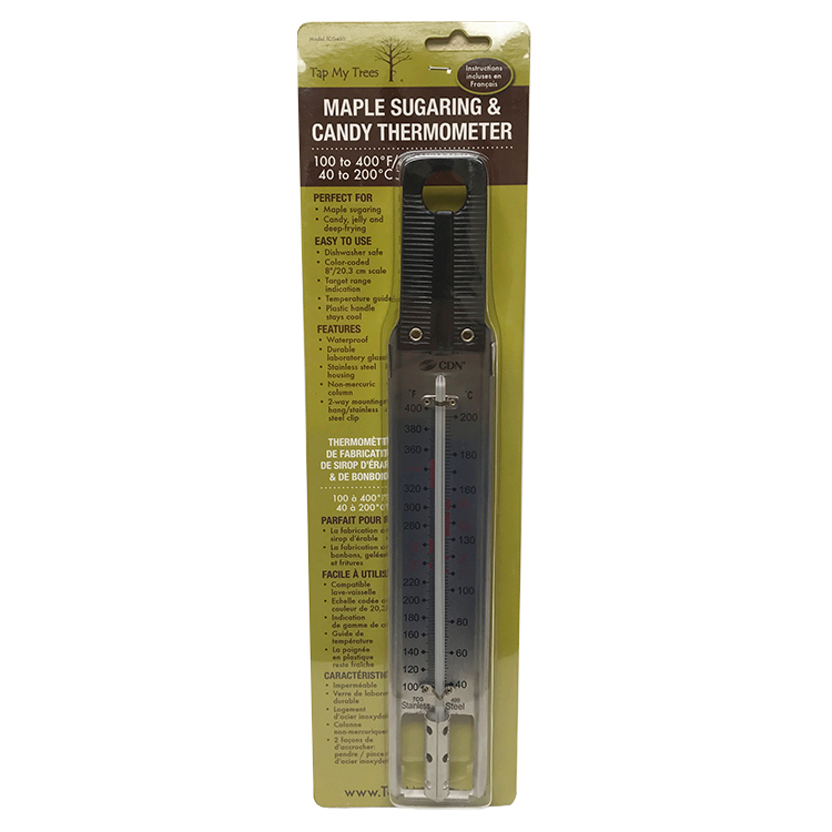 Tap My Trees 5025 Thermometer, Glass/Stainless Steel/Plastic - 2