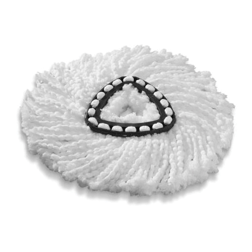 O-Cedar EasyWring 148474 Spin Mop Refill, Microfiber, White - 2