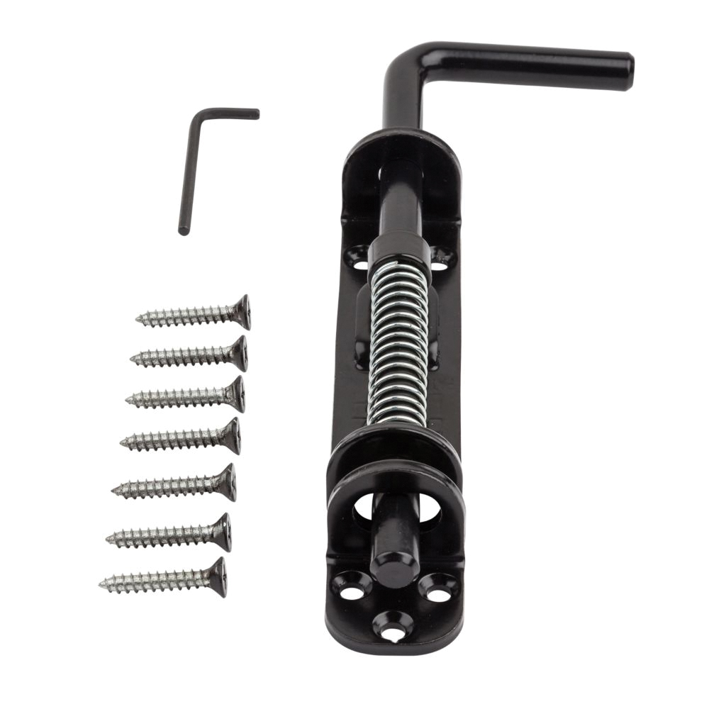 National Hardware N109-214 Slide Bolt, 9/16 in Bolt Head, Steel - 5