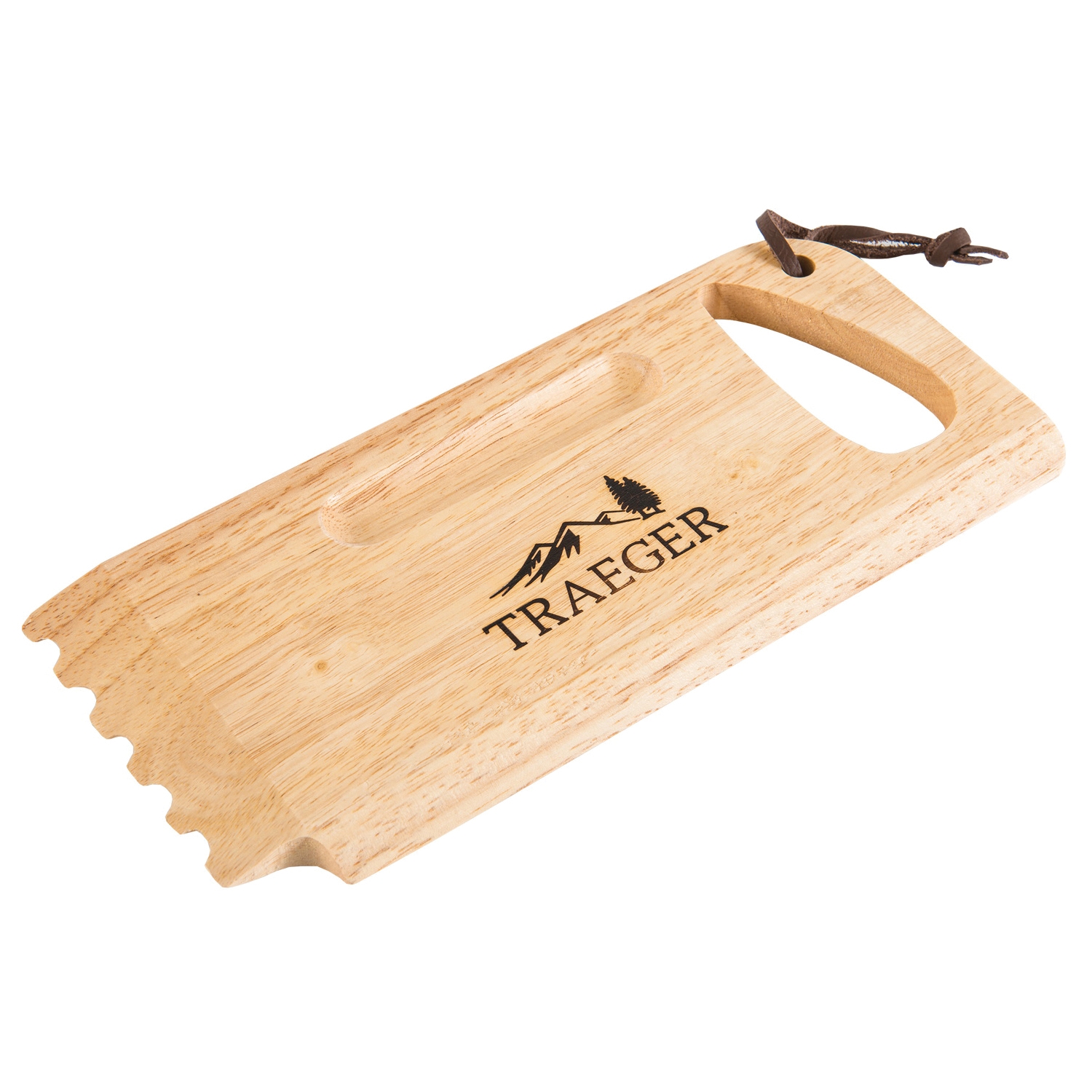 Traeger BAC454 Grill Scrape, 4.72 in W Blade, Wood, Rosewood Handle - 2