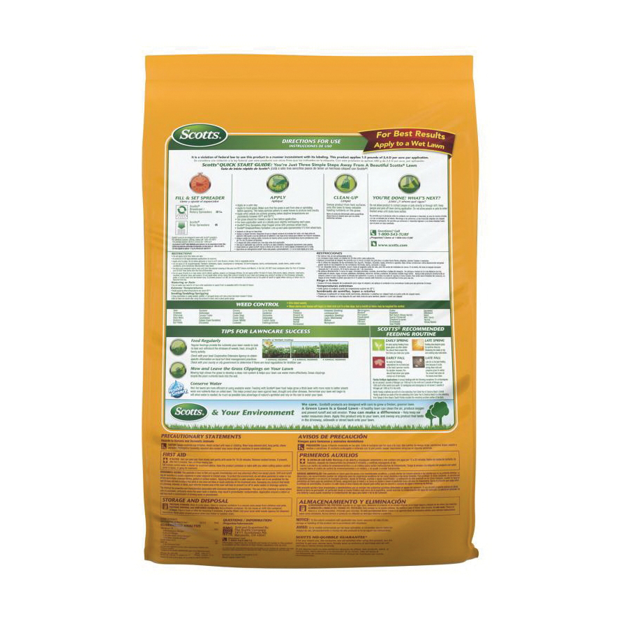 Scotts Turf Builder WinterGuard Series 50250 Fall Weed and Feed, 14.29 lb Bag, Solid, 28-0-6 N-P-K Ratio - 3