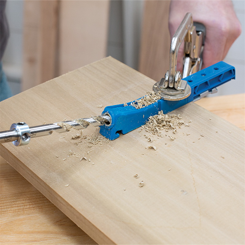 Kreg KPHJ310 Pocket Hole Jig, 1/2 to 1-1/2 in Clamping, 1-Guide Hole, Nylon/Steel/Thermoplastic Elastomer - 3