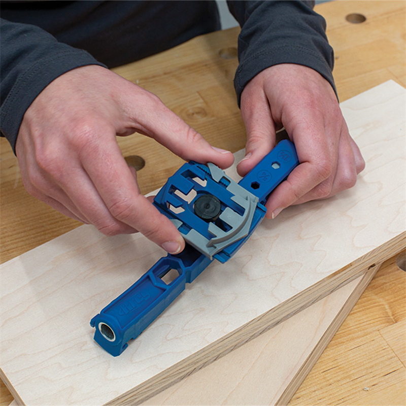 Kreg KPHJ310 Pocket Hole Jig, 1/2 to 1-1/2 in Clamping, 1-Guide Hole, Nylon/Steel/Thermoplastic Elastomer - 4