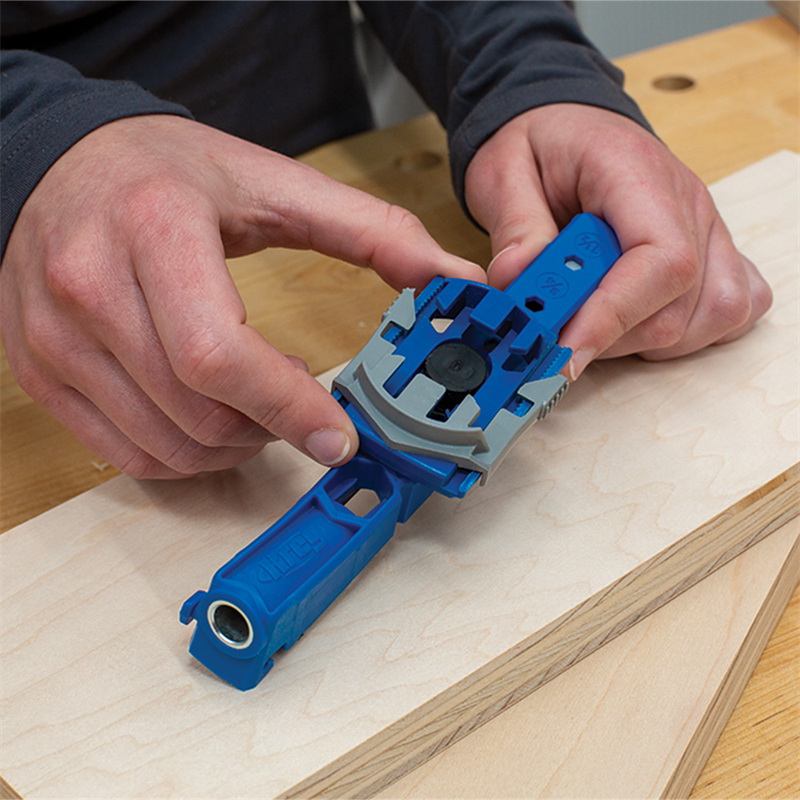 Kreg KPHJ310 Pocket Hole Jig, 1/2 to 1-1/2 in Clamping, 1-Guide Hole, Nylon/Steel/Thermoplastic Elastomer - 5