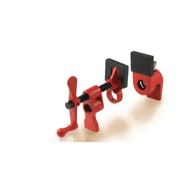 Bessey PC12-2 Pipe Clamp, Clamping Range: 1/2 in, Crank Handle, Cast Iron - 3