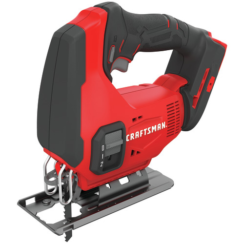 Craftsman CMCS600B Jig Saw, Tool Only, 20 V, 3/4 in L Stroke, 0 to 2500 spm, Includes: (1) Wood Blade - 3