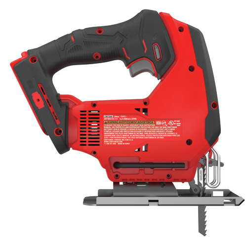Craftsman CMCS600B Jig Saw, Tool Only, 20 V, 3/4 in L Stroke, 0 to 2500 spm, Includes: (1) Wood Blade - 4