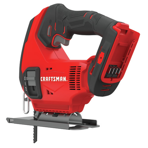 Craftsman CMCS600B Jig Saw, Tool Only, 20 V, 3/4 in L Stroke, 0 to 2500 spm, Includes: (1) Wood Blade - 5