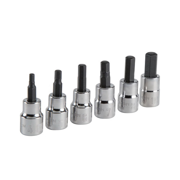 Craftsman CMMT34448 Hex Bit Socket Set, 3/8 in Drive, Polished Chrome - 2