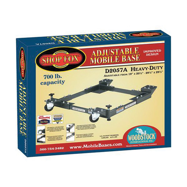 Shop Fox D2057A Mobile Base, 700 lb - 3