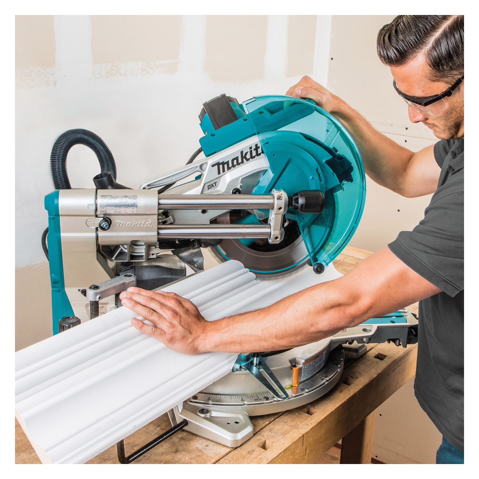 Makita LS1219L Sliding Compound Miter Saw, 12 in Dia Blade, 3-5/8 x 15 in Cutting Capacity, 3200 rpm Speed - 4