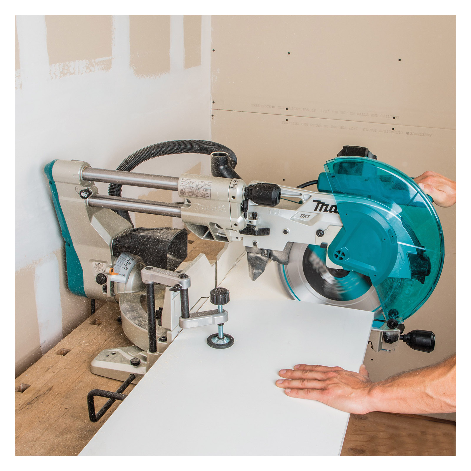 Makita LS1219L Sliding Compound Miter Saw, 12 in Dia Blade, 3-5/8 x 15 in Cutting Capacity, 3200 rpm Speed - 5