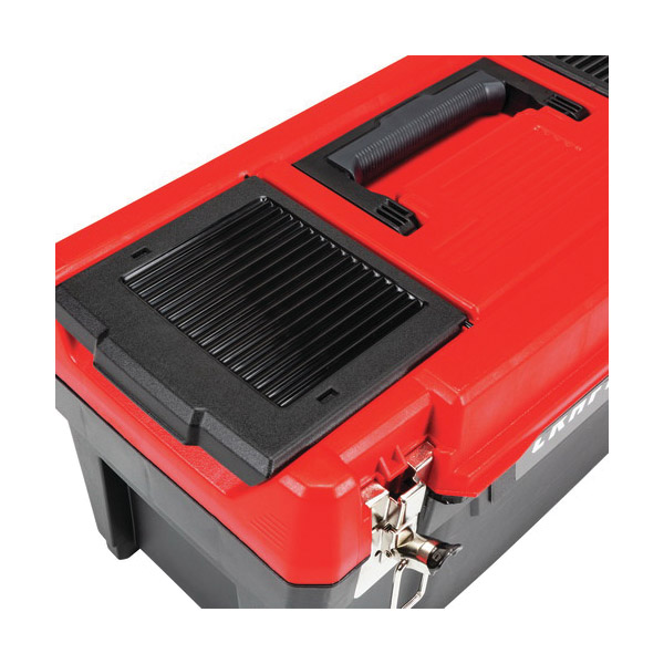 Craftsman CMST20901 Tool Box, 16 lb, Plastic, Red, 9-3/4 in H x 19.27 in W Outside - 5