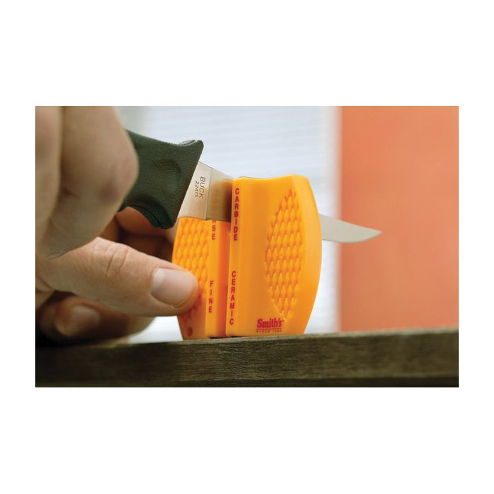 Smith's CCKS Knife Sharpener, Coarse, Extra Fine, Carbide/Ceramic Abrasive - 2