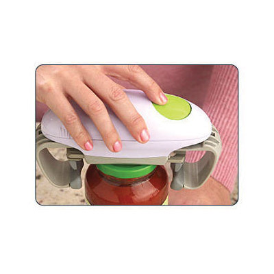 Robotwist 4546396 Jar Opener, ABS, White, 7.87 in OAL - 3