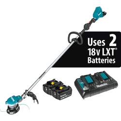 Makita XRU15PT String Trimmer Kit, Battery Included, 5 Ah, 18 V, Lithium-Ion, 3 -Speed, 0.08 in Dia Line - 2