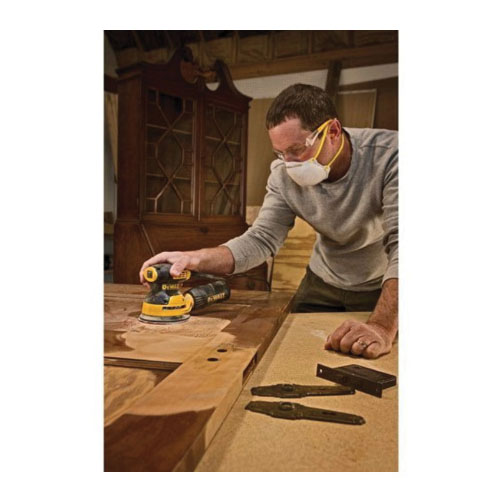 DEWALT DWE6421 Random Orbit Sander, 3 A, 125 mm Pad/Disc, Hook and Loop Pad/Disc - 2
