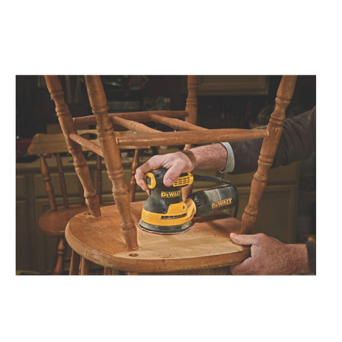 DEWALT DWE6421 Random Orbit Sander, 3 A, 125 mm Pad/Disc, Hook and Loop Pad/Disc - 4