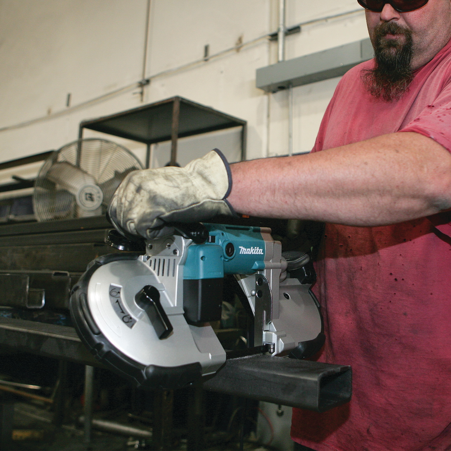 Makita 2107FZK Portable Band Saw with Tool Case, 44-7/8 in L Blade, 1/2 in W Blade, 4-3/4 in Cutting Capacity - 4