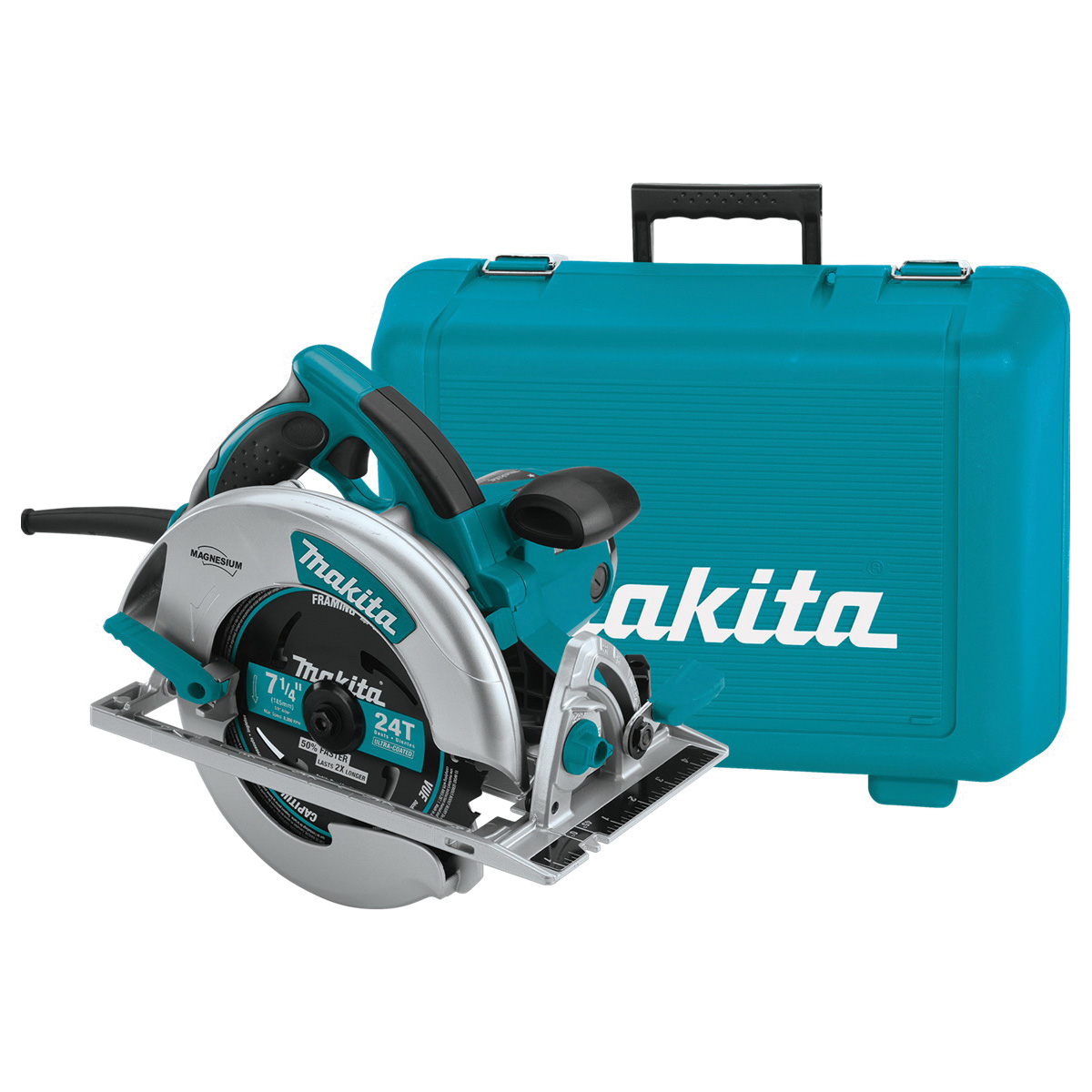 Makita 5007MGA Circular Saw, 15 A, 7-1/4 in Dia Blade, 5/8 in Arbor, 90 deg Bevel - 2