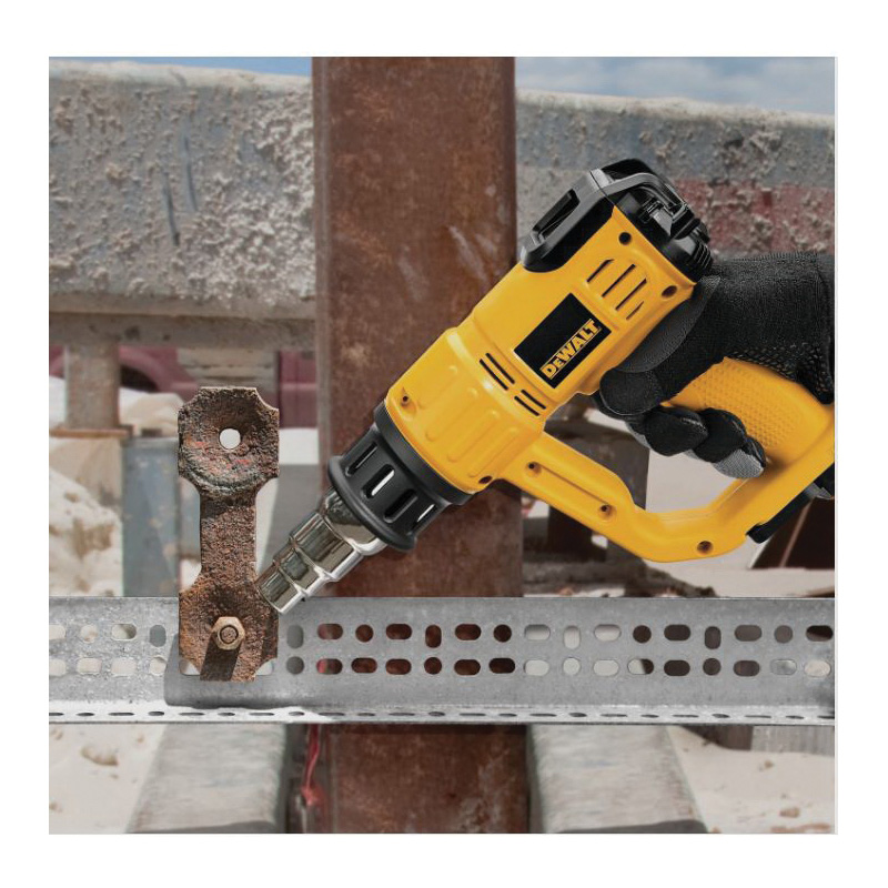 DEWALT D26960 LCD Heat Gun, 13 A, 16 cfm Air, 150 to 1100 deg F, Includes: Cone Nozzle, Fishtail Surface Nozzle - 5